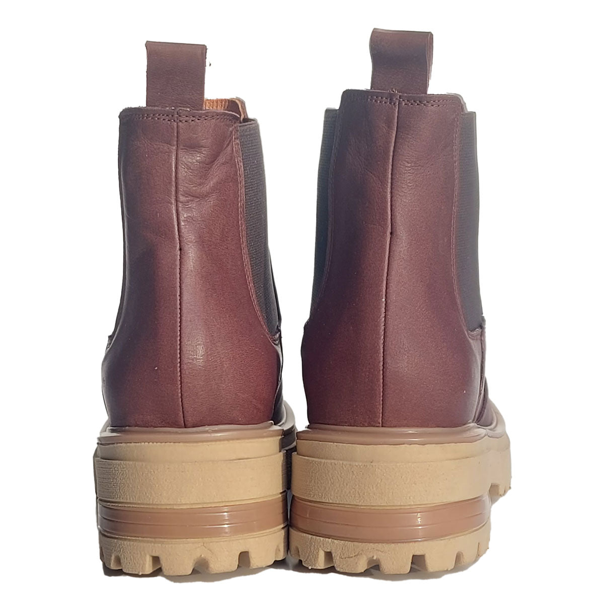 Bottines Chelsea pour femme en cuir élastique, Quica Victorica