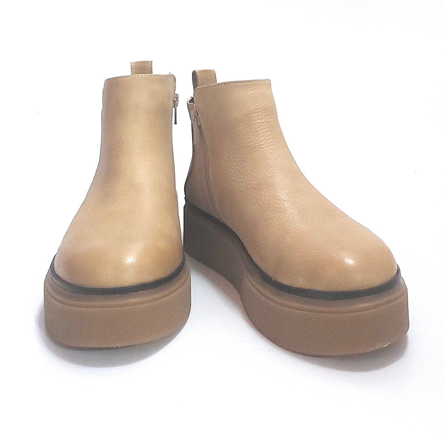 Botas Botinetas Urbanas Plataforma Combinada Quica Pilar