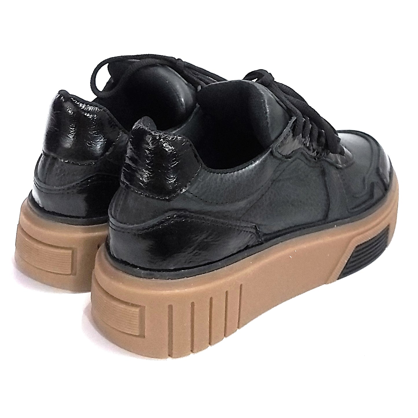 Zapatillas Mujer Cuero Urbanas Plataforma Combinadas Quica Alumine