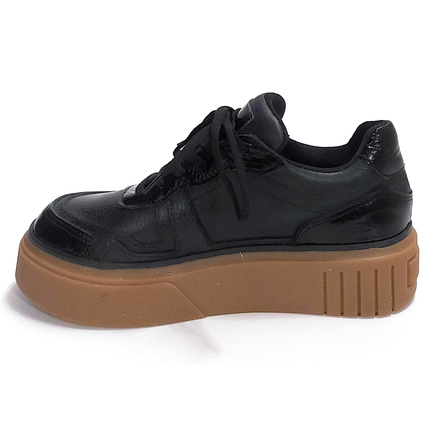 Zapatillas Mujer Cuero Urbanas Plataforma Combinadas Quica Alumine