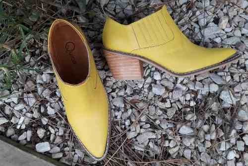 Botas Texanas Mujer Cuero Tendencia Quica Abrapampa