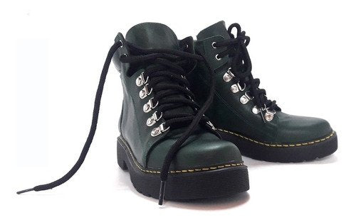 Borcegos Botas Cuero Alpinos Truck Quica Ancasti
