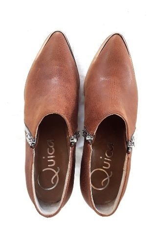Botas Texanas Cuero Marrón Taco Madera Quica Argentum