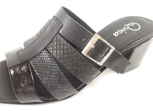 Zuecos Sandalias Mules Divinas Taco Suspendido Quica Palmas