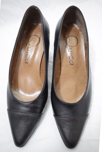 Zapato Confort Taco Cono Puntera Quica Casira