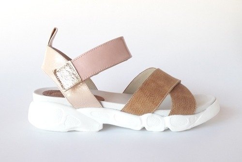 Sandalias Zapatillas Cuero Livianas Cómodas Quica Moda