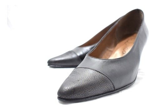 Zapato Confort Taco Cono Puntera Quica Casira