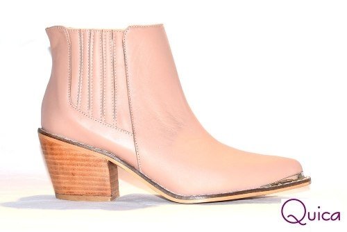 Bota Texana Cuero Elastizadas Quica Amelie