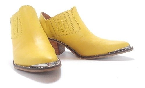 Botas Texanas Mujer Cuero Tendencia Quica Abrapampa