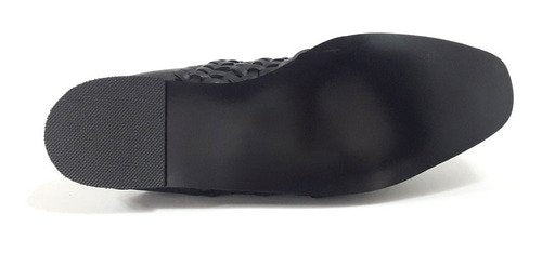 Mules Mujer Trend Chatas Flats Tejidas Cuero Quica Catamarca