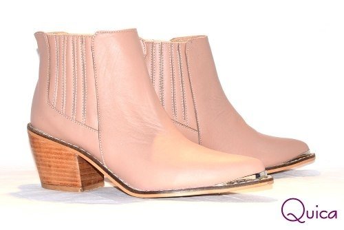 Bota Texana Cuero Elastizadas Quica Amelie
