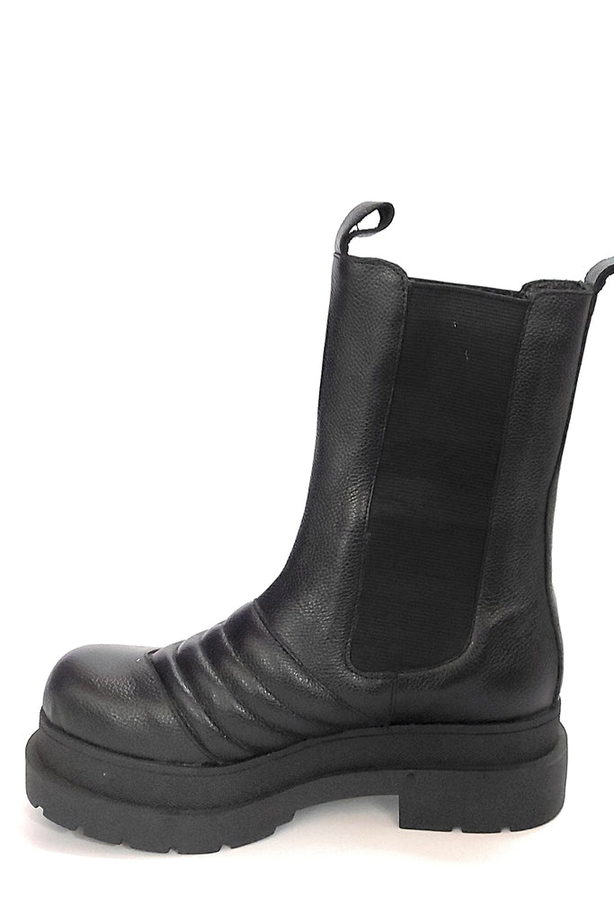 Borcegos Botas Elástico Plataforma Cuero Quica Sureño