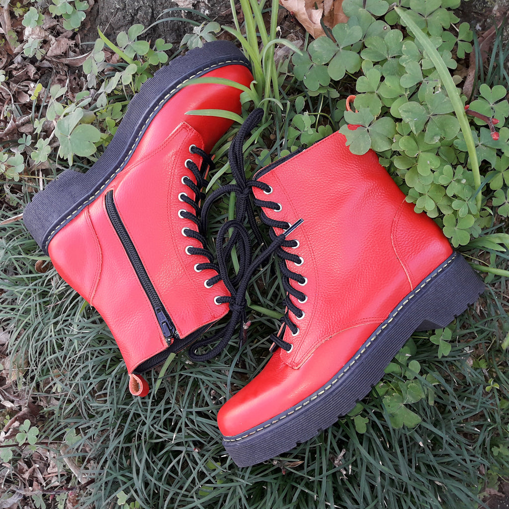 Borcegos Botas Mujer Cuero Divinos Moda Quica Nogoya