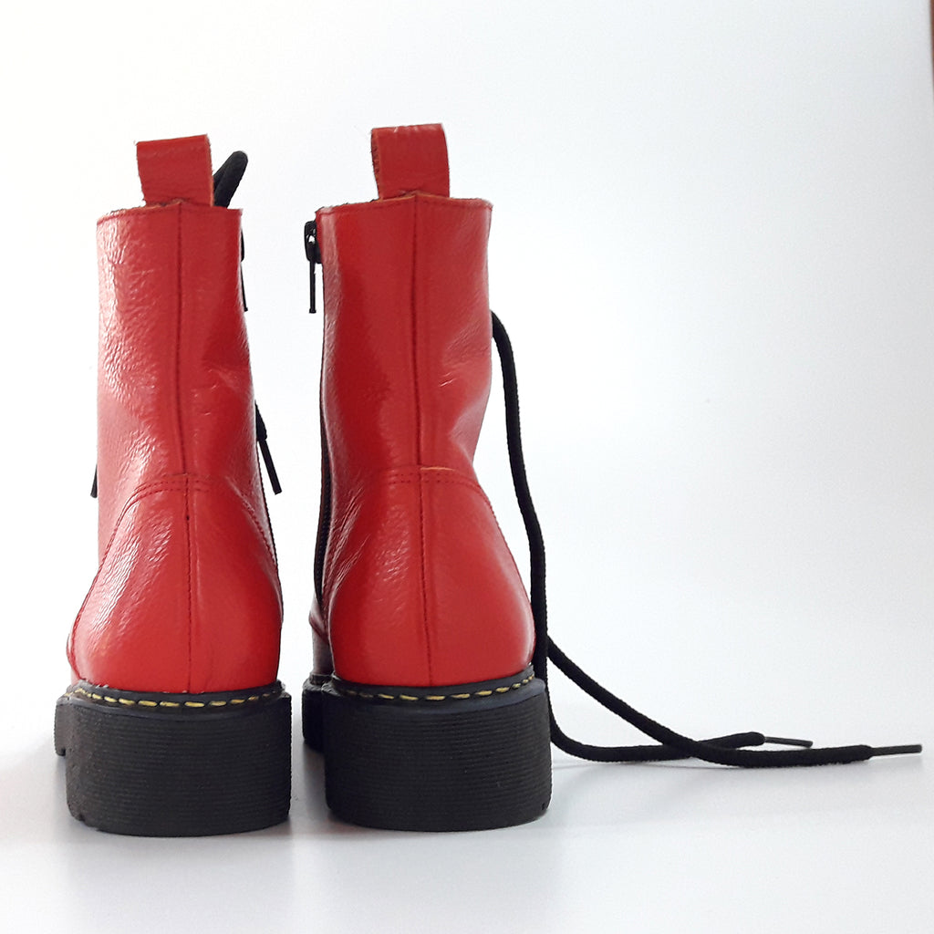 Borcegos Botas Mujer Cuero Divinos Moda Quica Nogoya