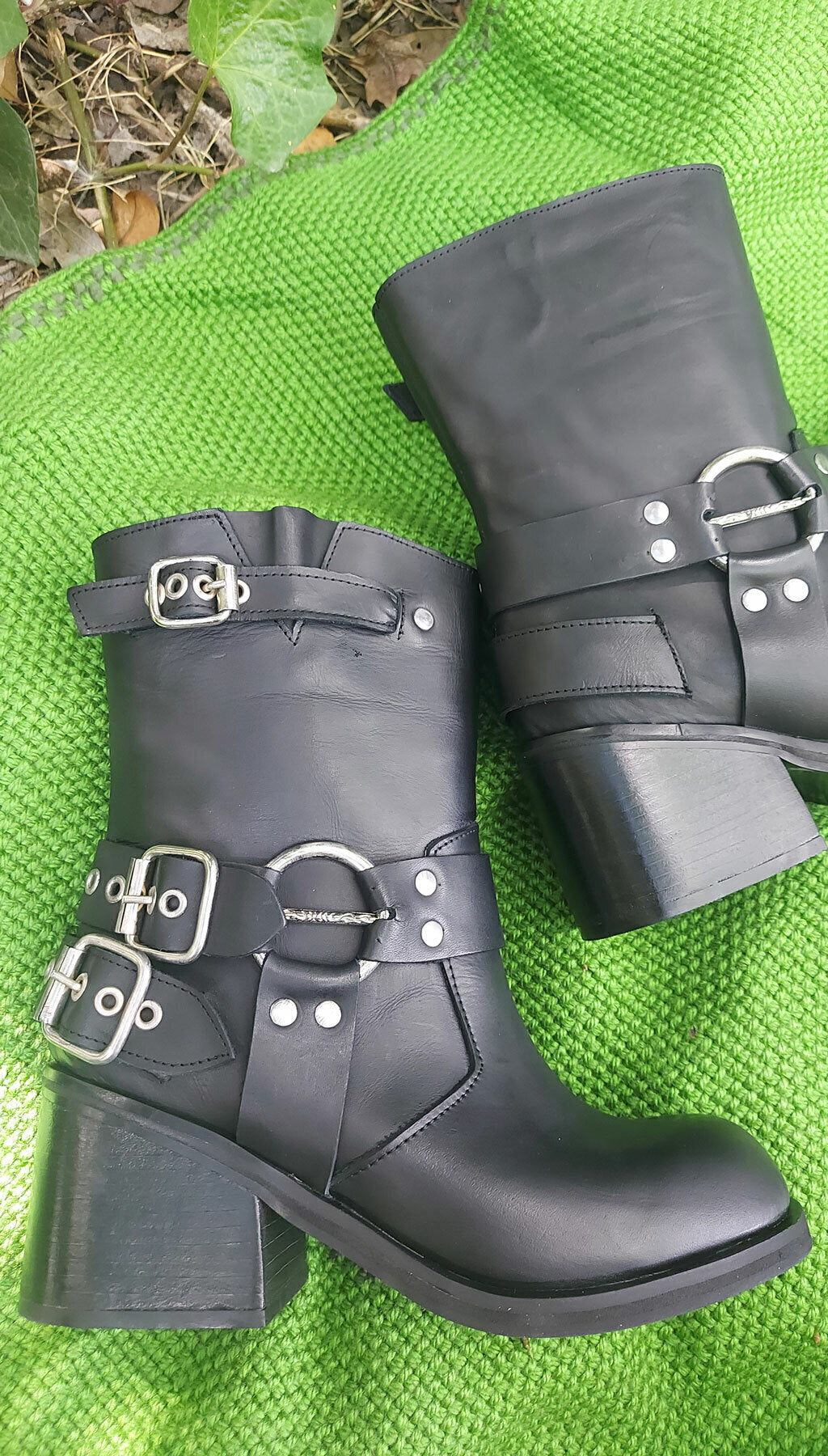 Bota Cuero Caña Media Biker Ruta 40