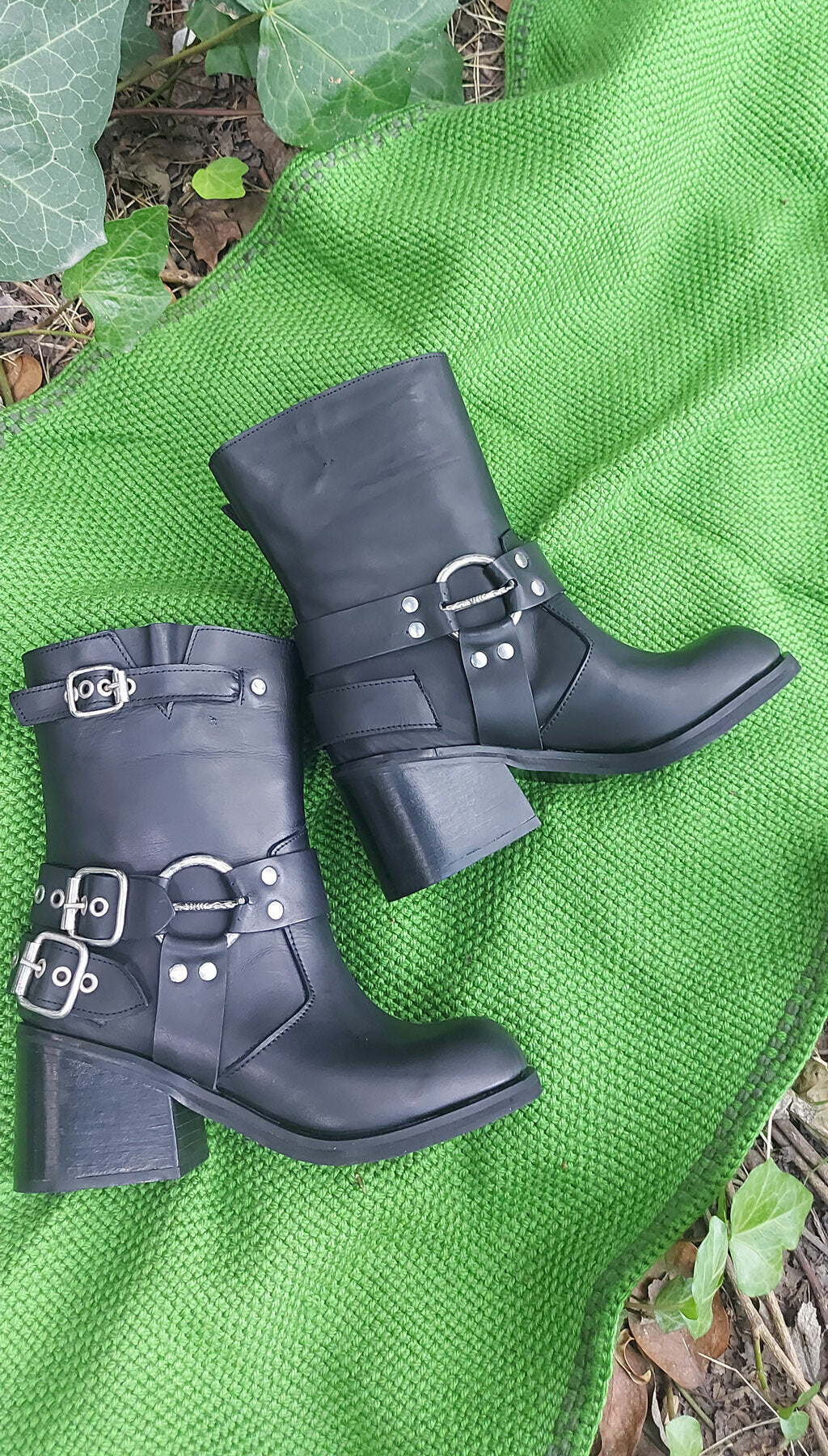 Bota Cuero Caña Media Biker Ruta 40