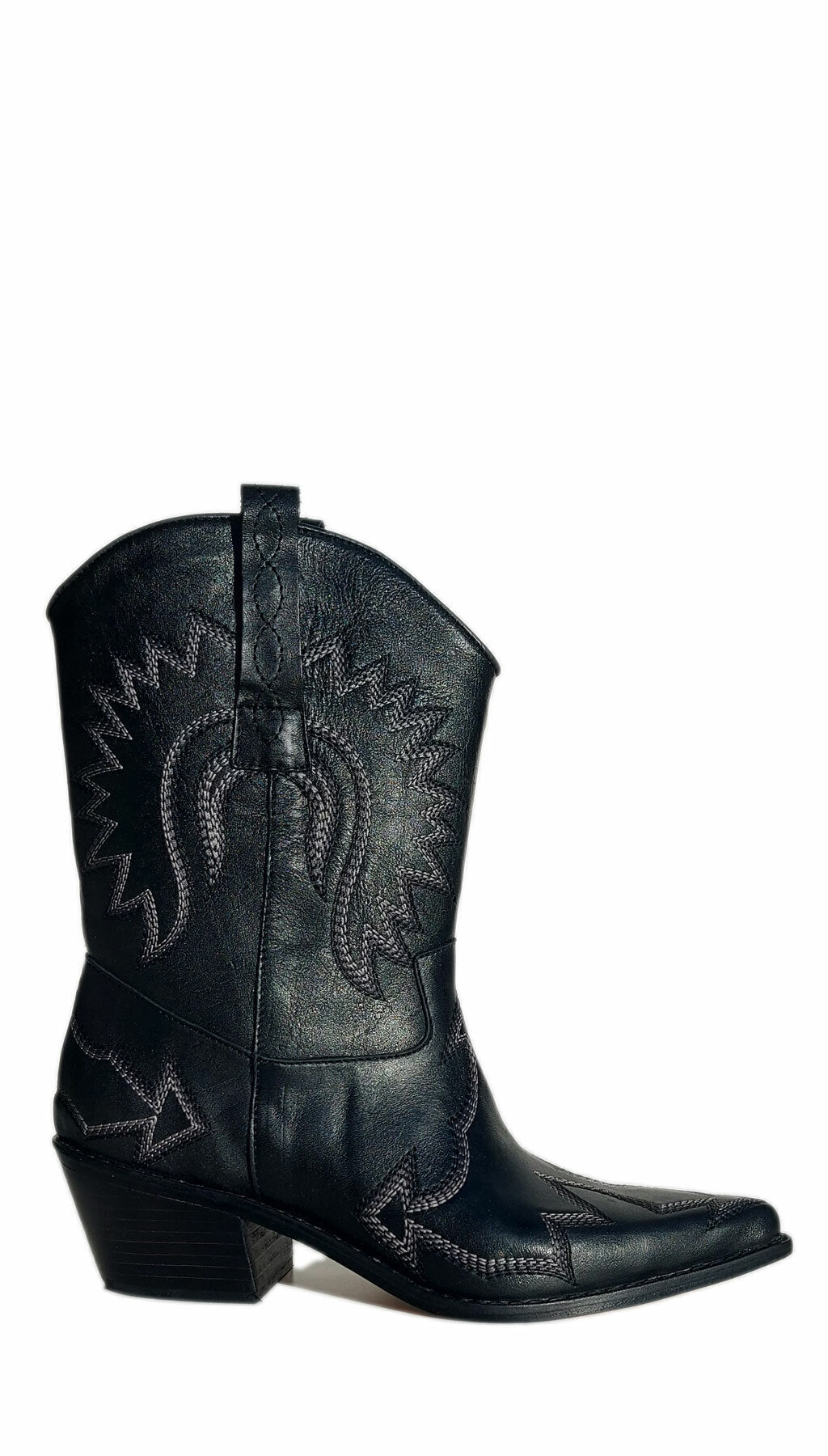 Botas Texanas Cuero Bordadas Quica Tolhuin