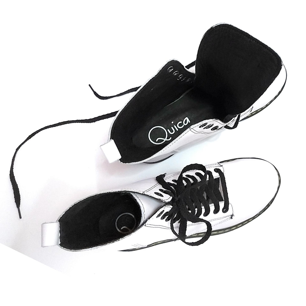 Borcegos Botas Mujer Cuero Divinos Moda Quica Nogoya