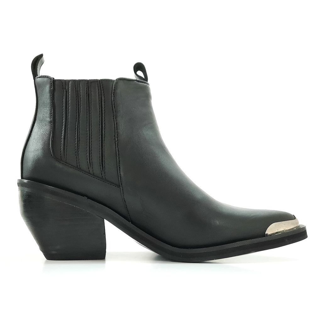 Bota Texana Cuero Elastizadas Quica Amelie