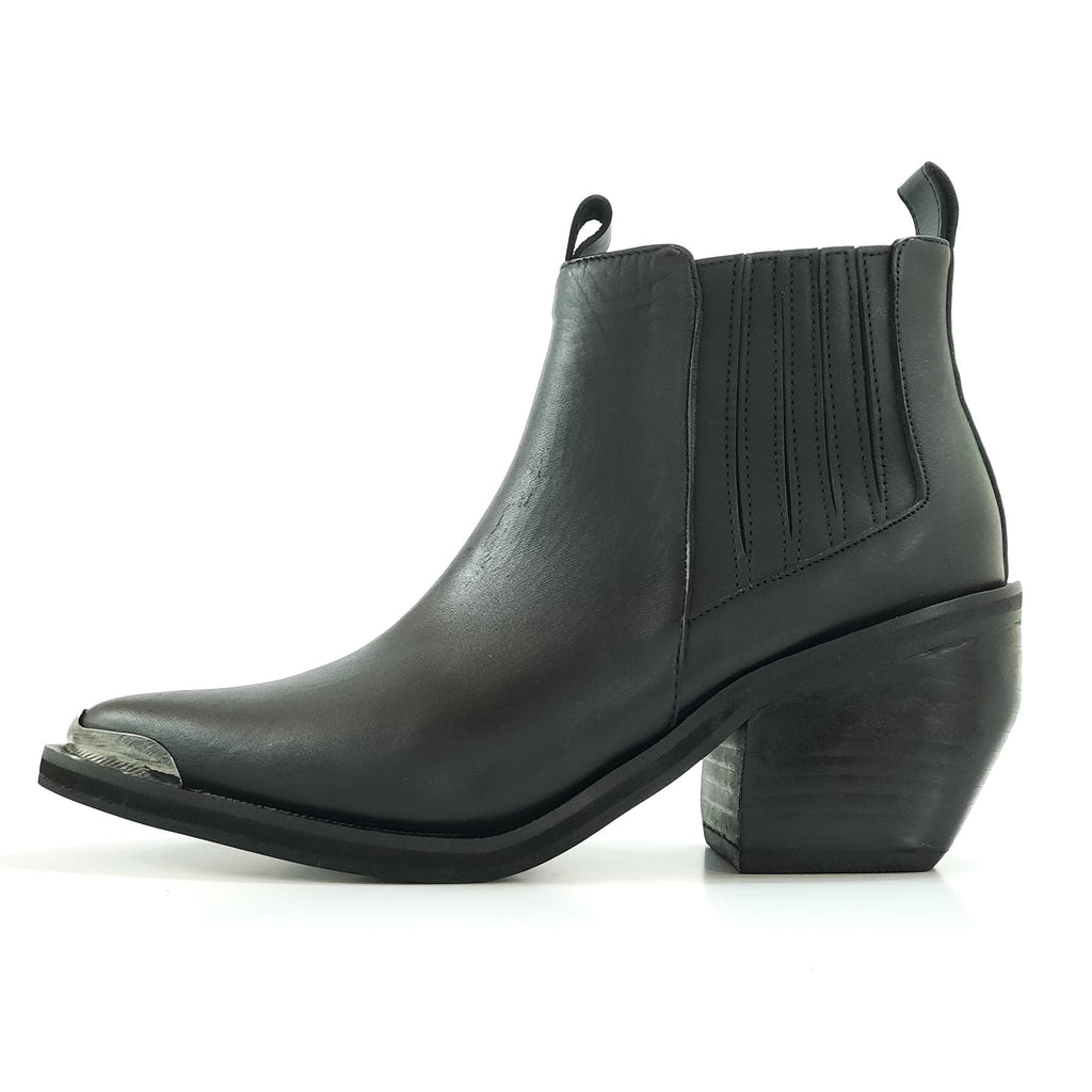 Bota Texana Cuero Elastizadas Quica Amelie