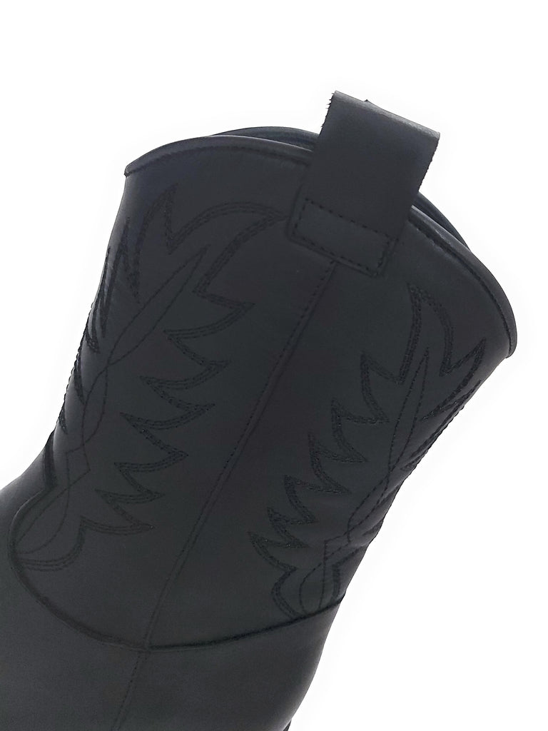 Botas Texanas Mujer Cuero Bordadas Quica Iruya