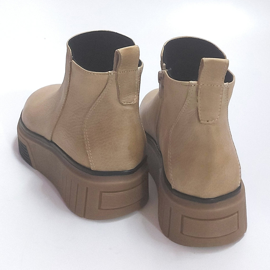 Botas Botinetas Urbanas Plataforma Combinada Quica Pilar