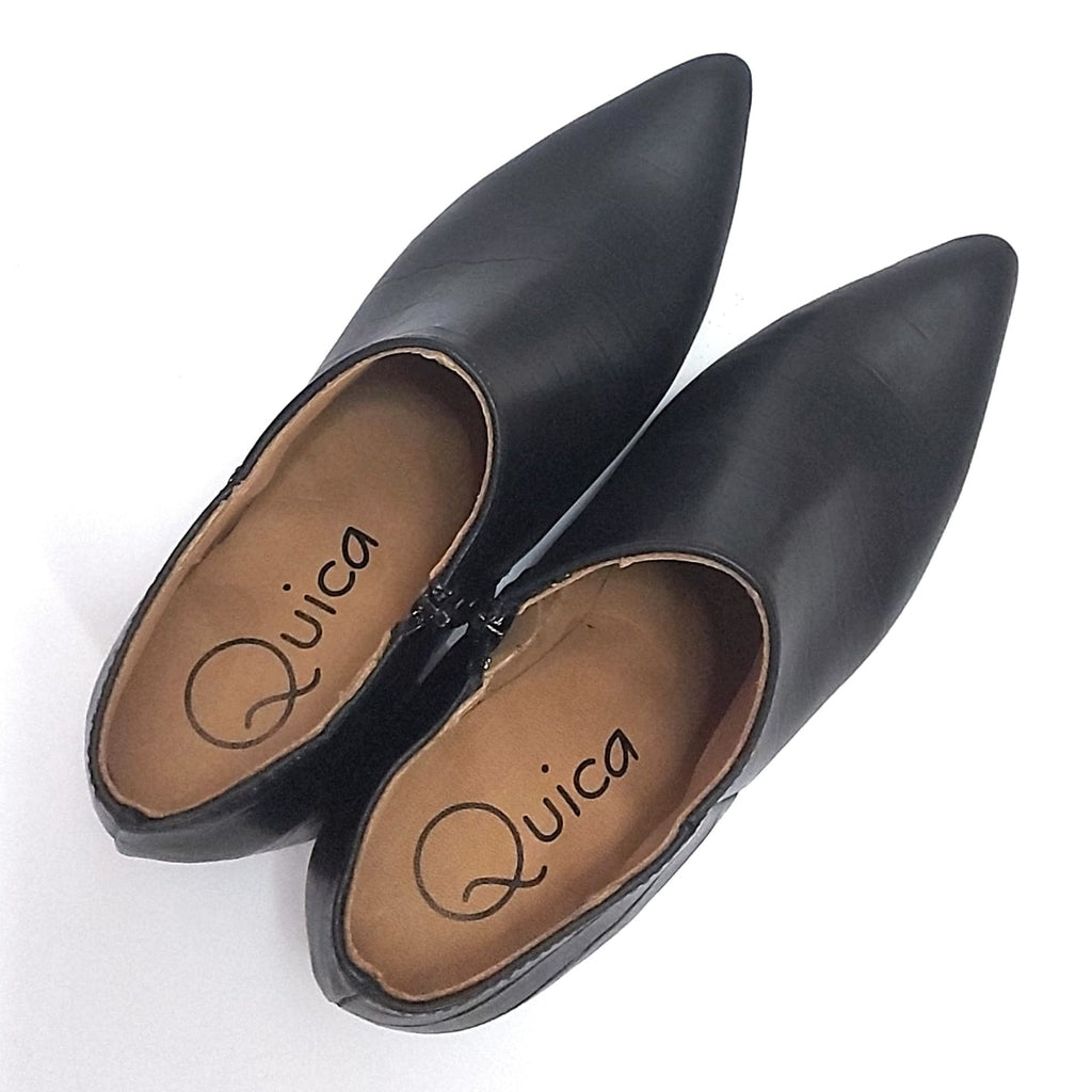 Botas Botinetas Mujer Vestir Taco Stiletto Cuero Quica Makalle