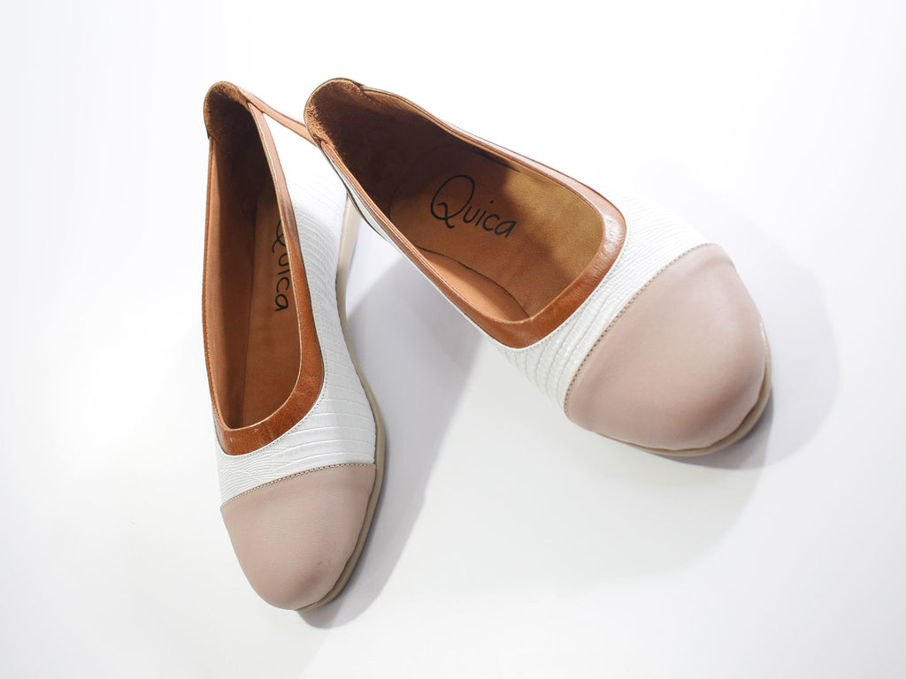 Chatitas Ballerinas Cueros Combinados Confort Corzuela