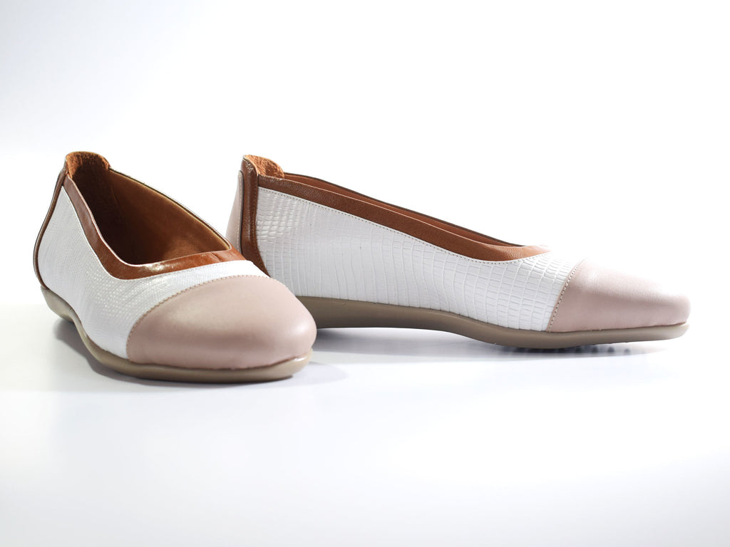 Chatitas Ballerinas Cueros Combinados Confort Corzuela