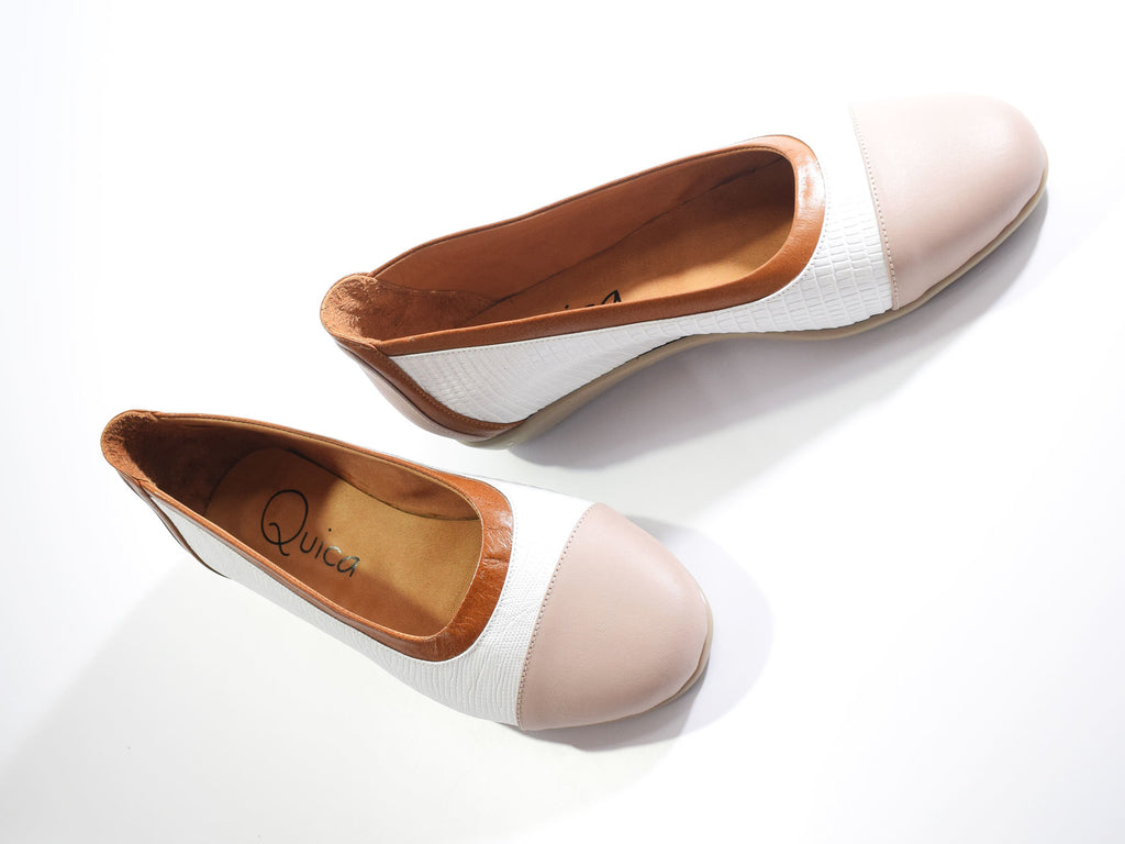Chatitas Ballerinas Cueros Combinados Confort Corzuela