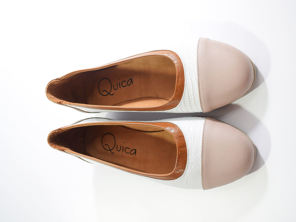 Chatitas Ballerinas Cueros Combinados Confort Corzuela