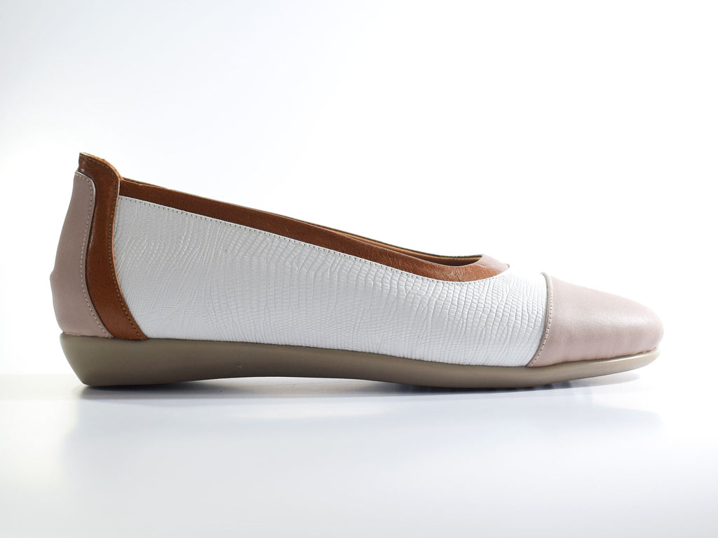 Chatitas Ballerinas Cueros Combinados Confort Corzuela