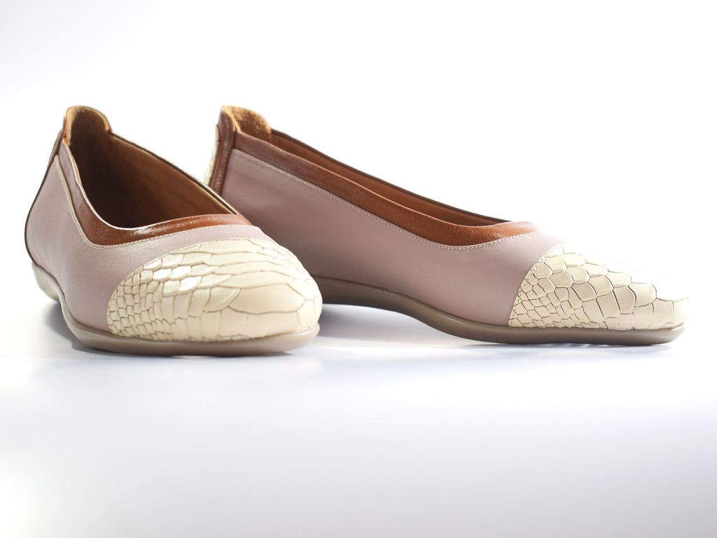 Chatitas Ballerinas Cueros Combinados Confort Corzuela