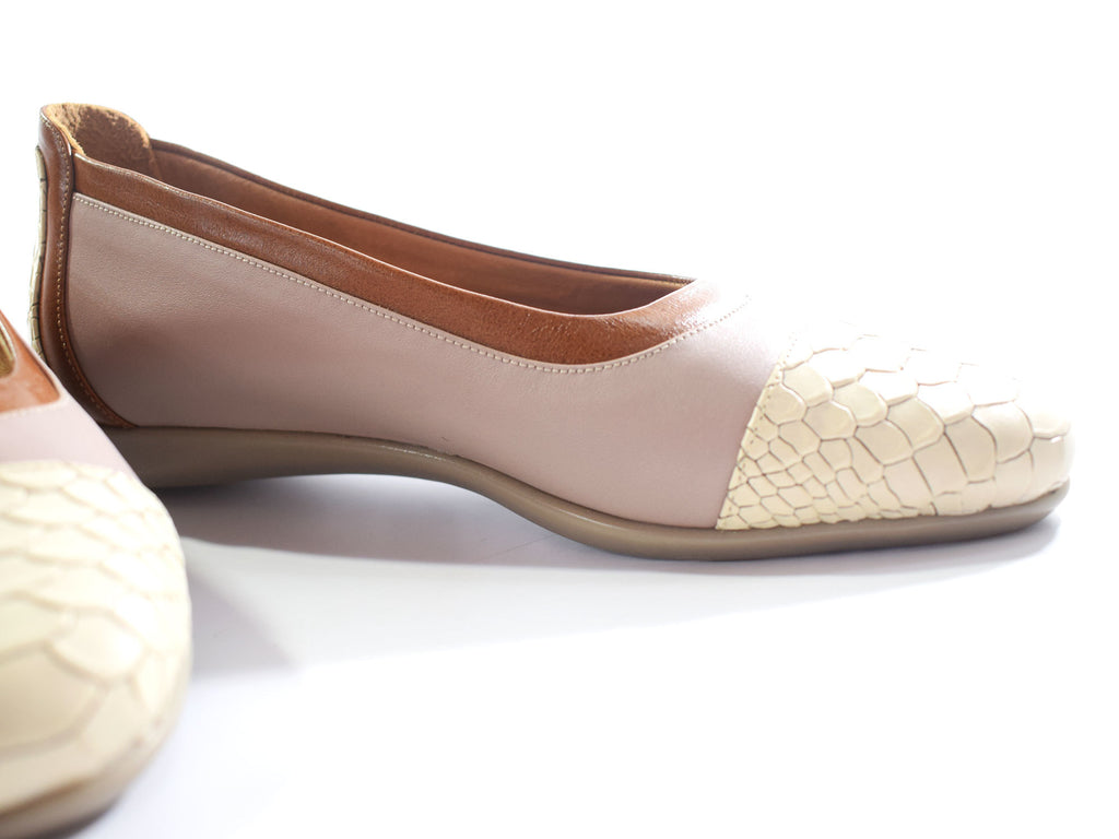 Chatitas Ballerinas Cueros Combinados Confort Corzuela