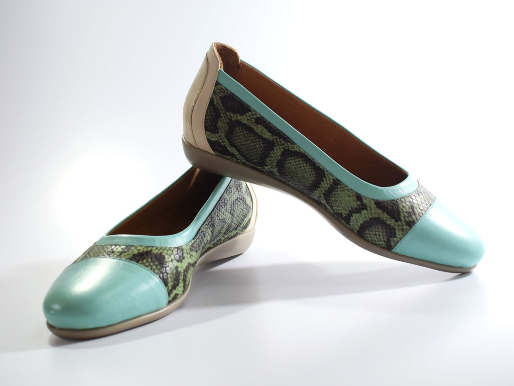 Chatitas Ballerinas Cueros Combinados Confort Corzuela