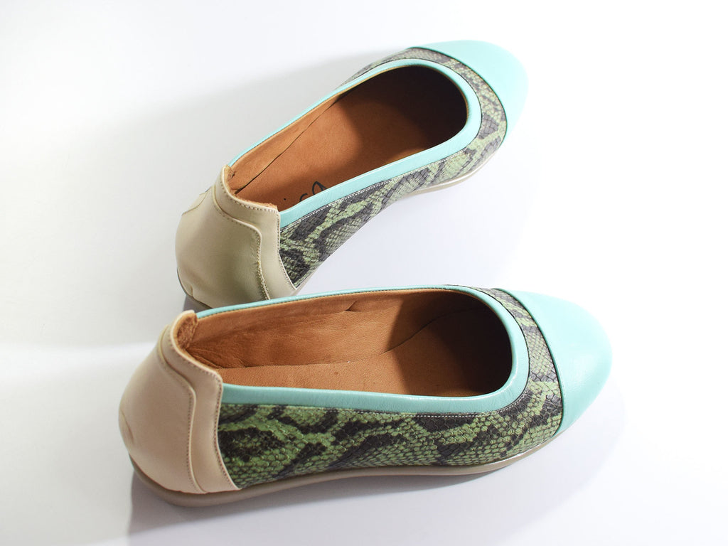 Chatitas Ballerinas Cueros Combinados Confort Corzuela