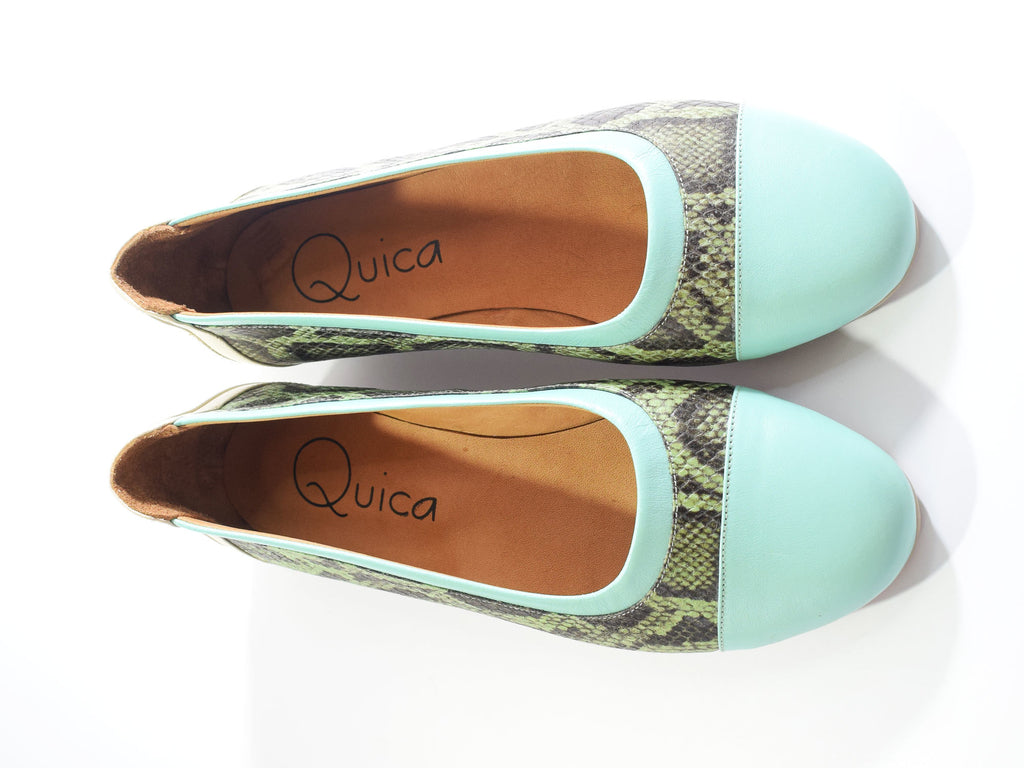 Chatitas Ballerinas Cueros Combinados Confort Corzuela
