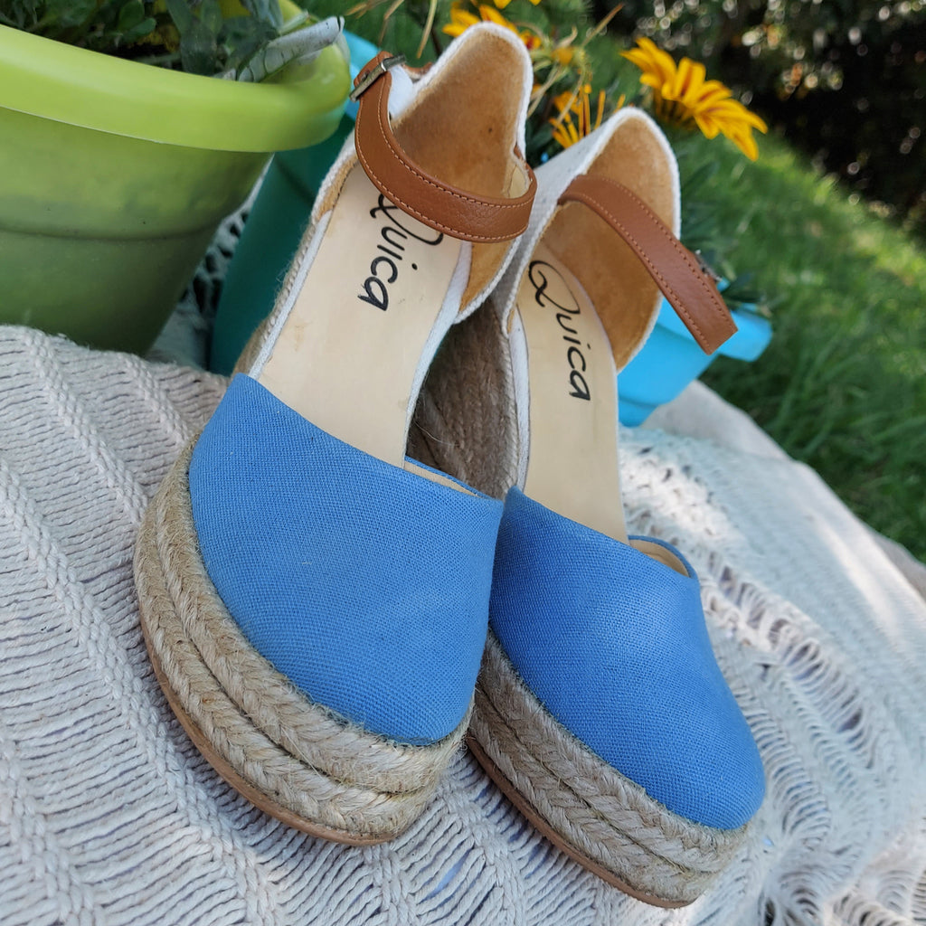 Espadrilles Alpargatas Taco Chino Sandalias Plataforma Yute Quica Ceibas