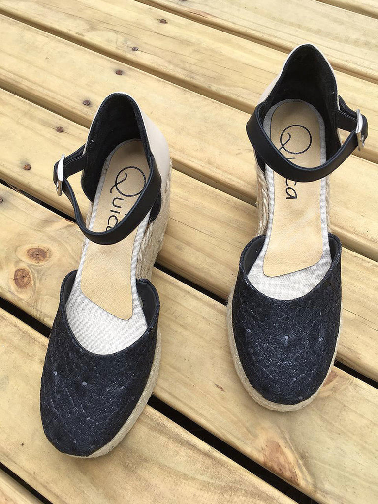 Espadrilles Alpargatas Taco Chino Sandalias Plataforma Yute Quica Ceibas