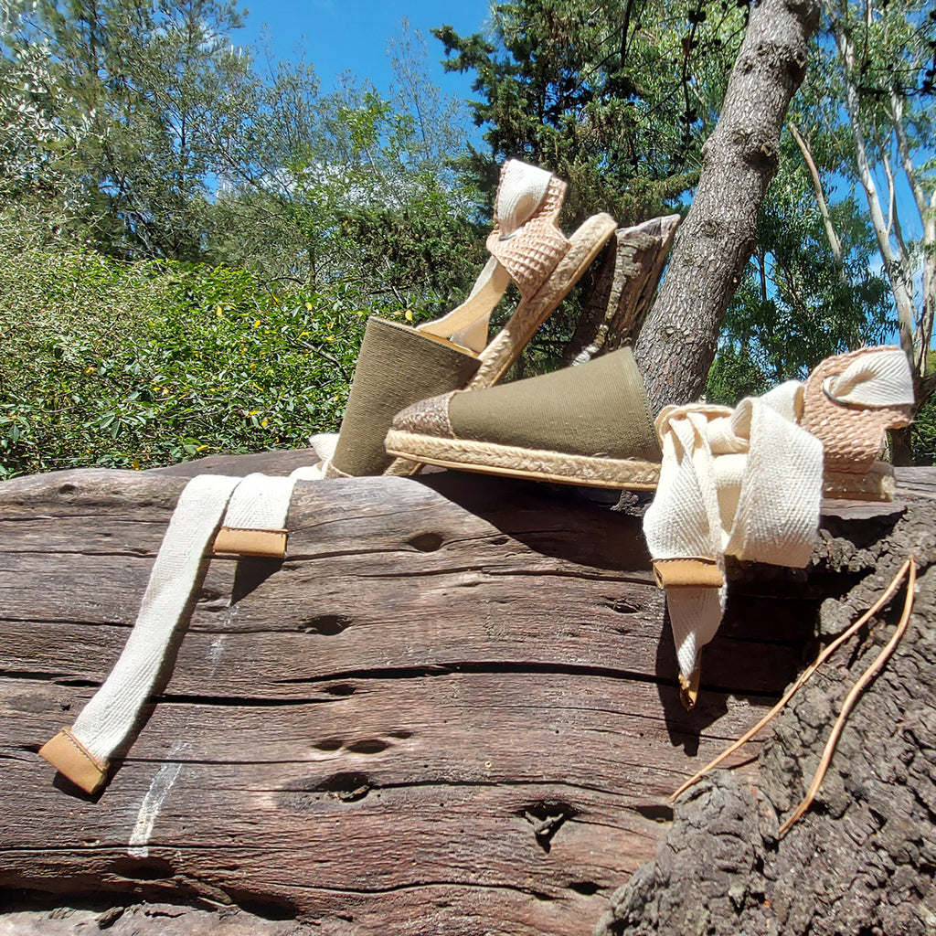 Espadrilles Alpargatas Sandalias Planas Zapatillas Gabardina Yute Quica Malvina