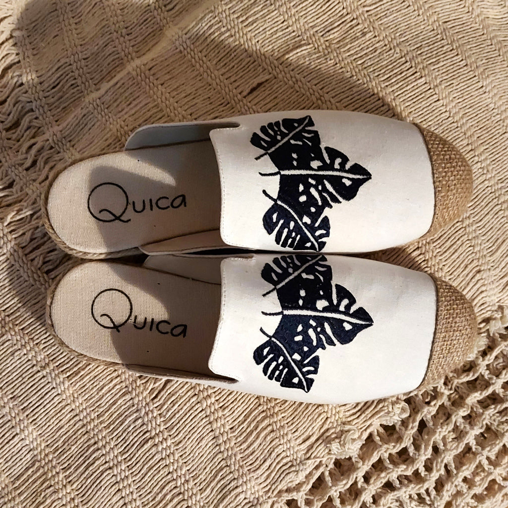 Mules Zuecos Espadrilles Alpargatas Bordadas Yute AbraBayas