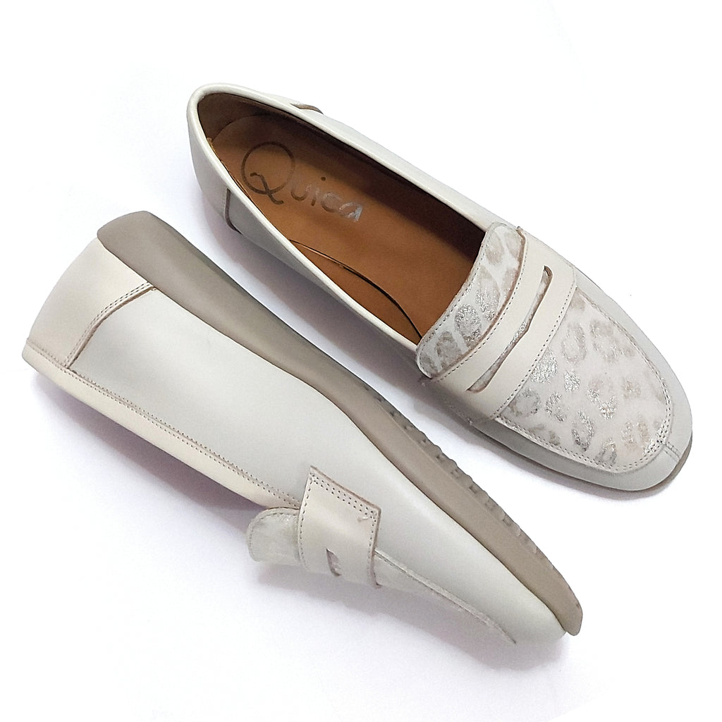 Women's Classic Leather Comfort Moccasins Quica Ullum