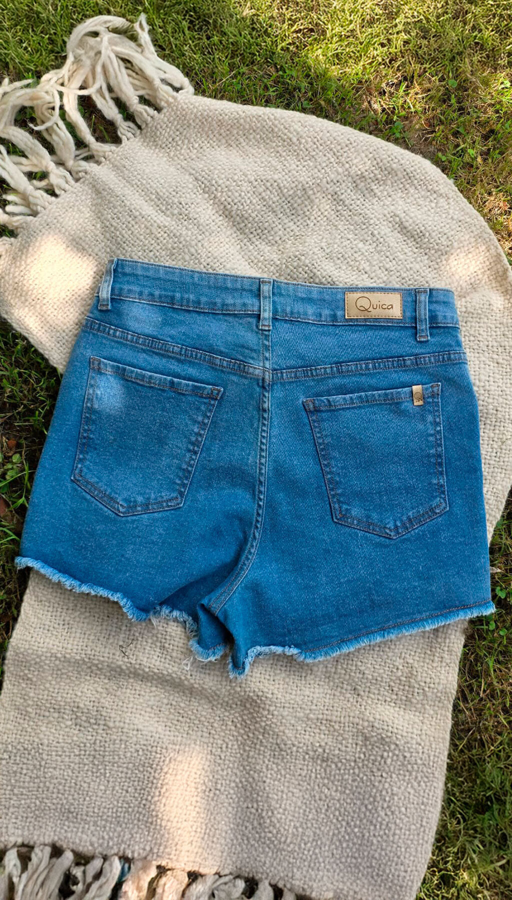 Short Jeans Desflecado Junco