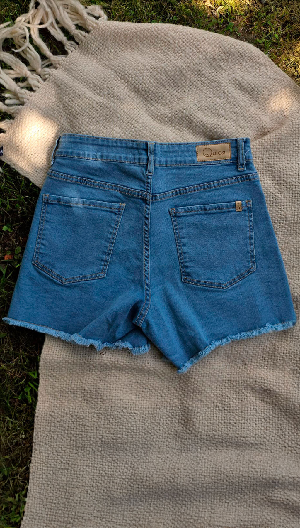 Short Jeans Desflecado Junco
