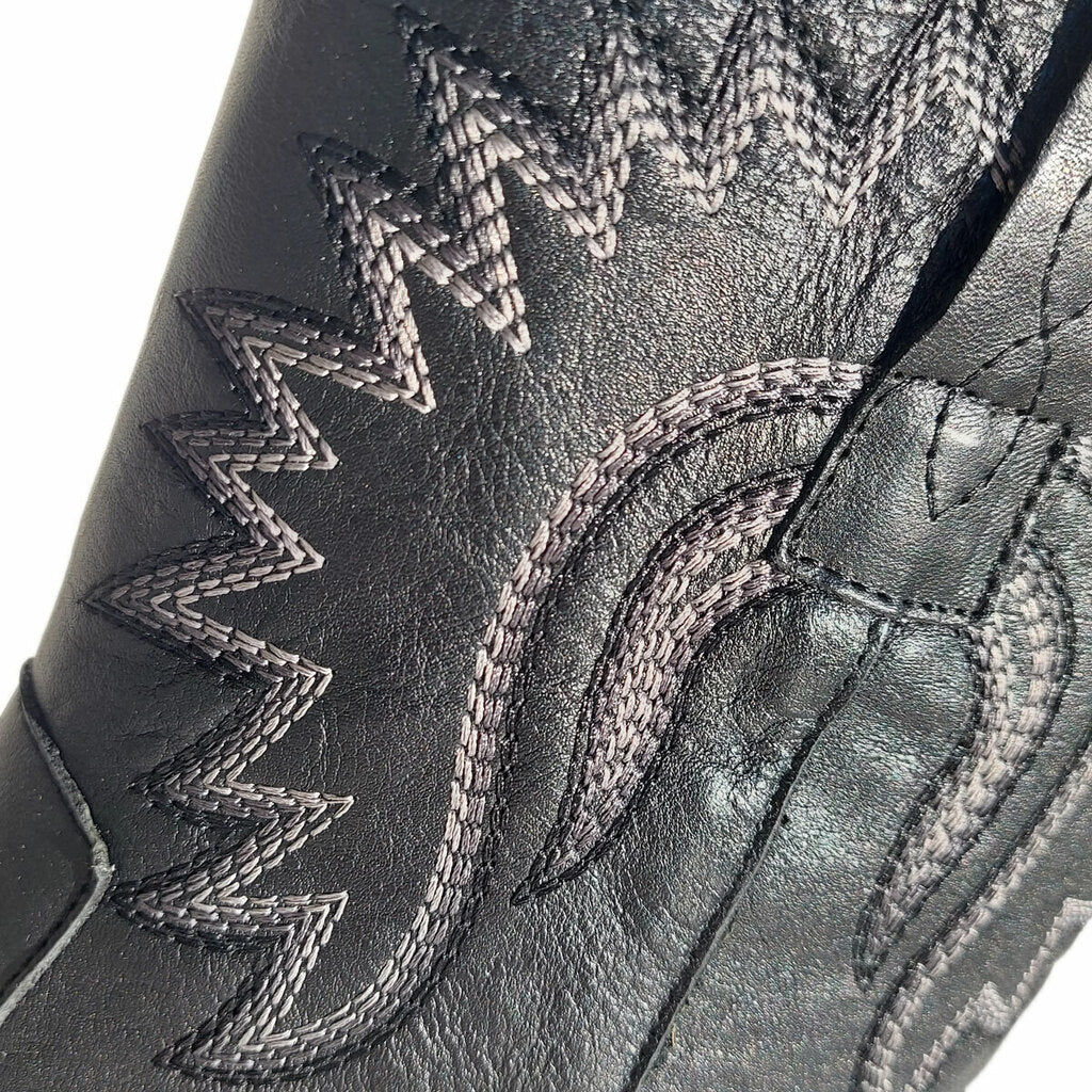Botas Texanas Cuero Bordadas Quica Tolhuin