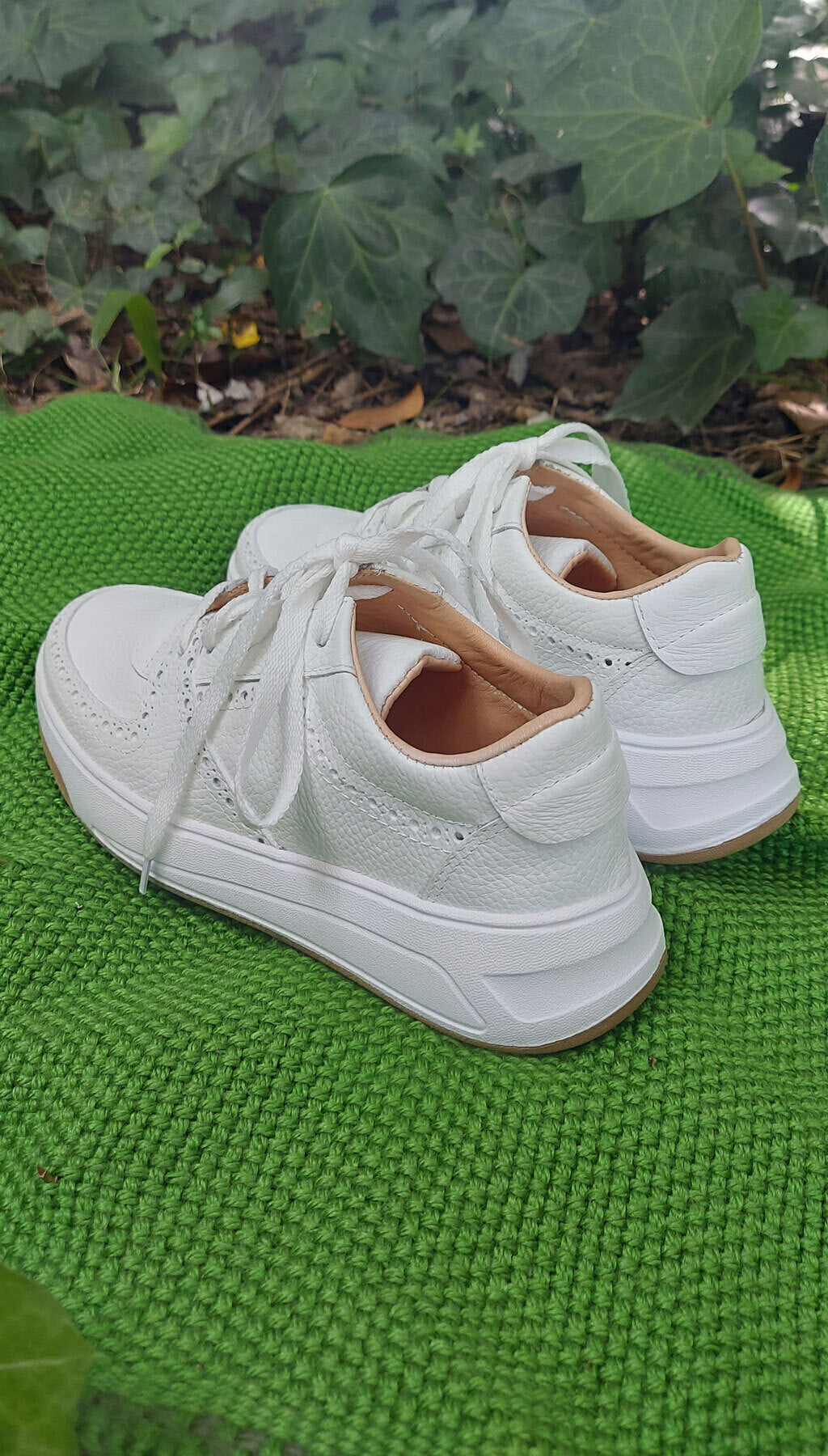 Zapatillas Mujer de Cuero Quica Puna con Plataforma