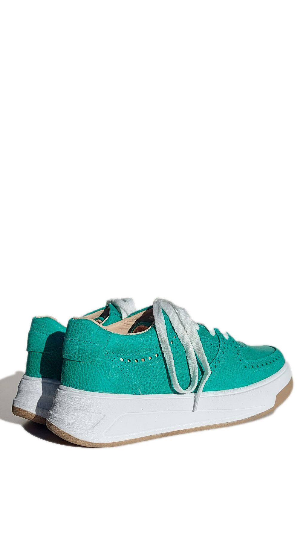 Zapatillas Mujer de Cuero Quica Puna con Plataforma