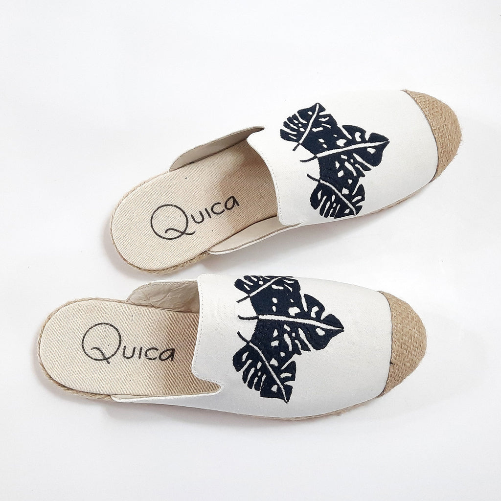 Mules Zuecos Espadrilles Alpargatas Bordadas Yute AbraBayas