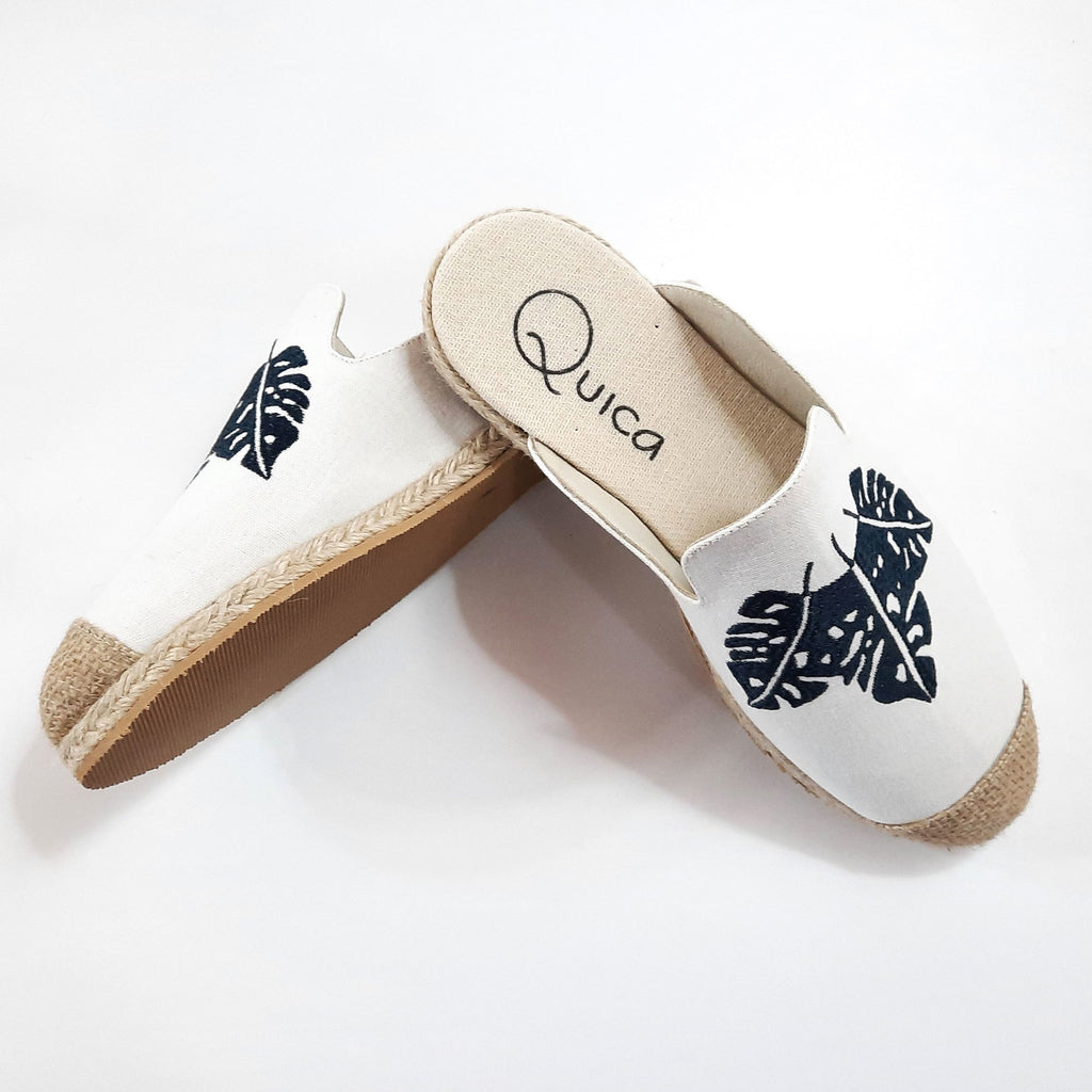 Mules Zuecos Espadrilles Alpargatas Bordadas Yute AbraBayas