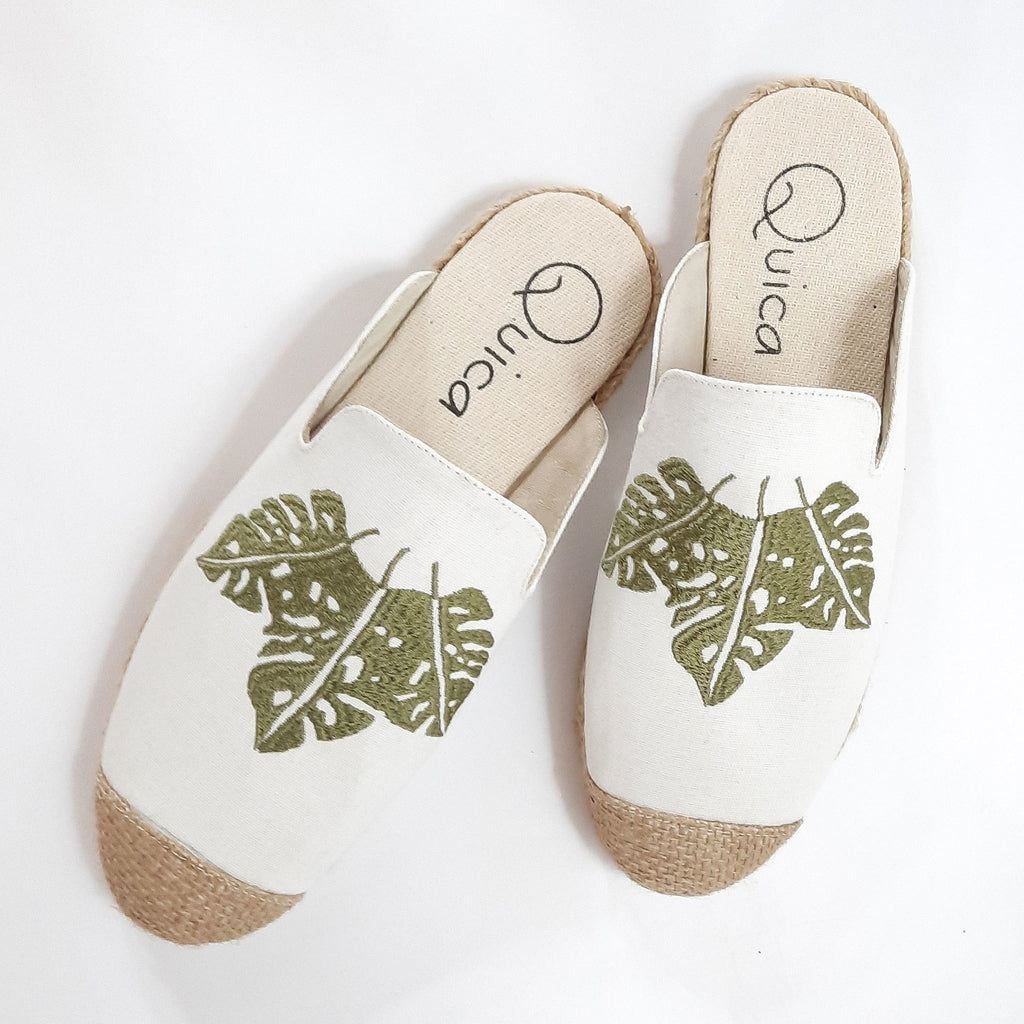 Mules Zuecos Espadrilles Alpargatas Bordadas Yute AbraBayas